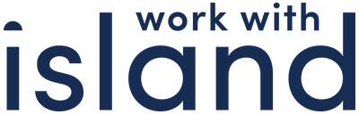 work with island logo bleu 2 utilisé