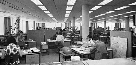 Work With Island - Années 1950 : Le “bureau paysager” en Allemagne